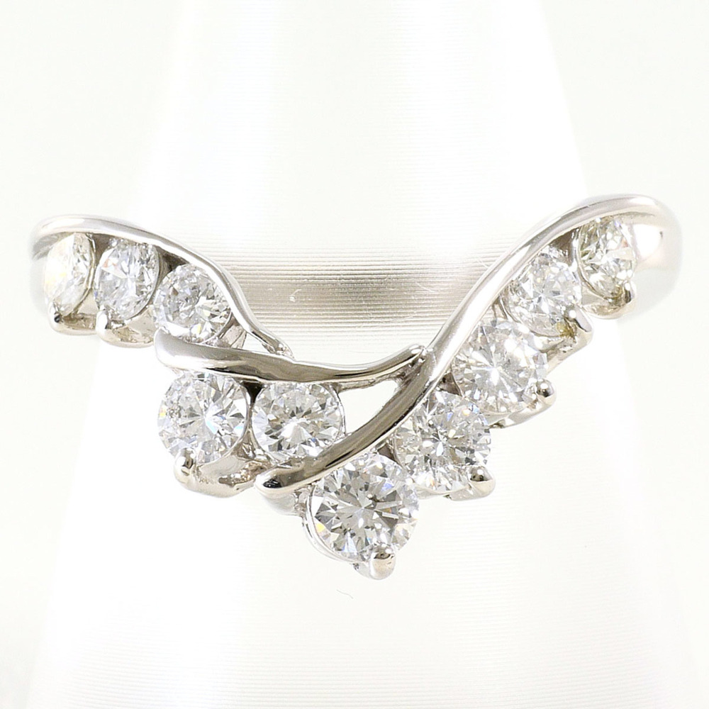 VINTAGE Silver Diamond Ring